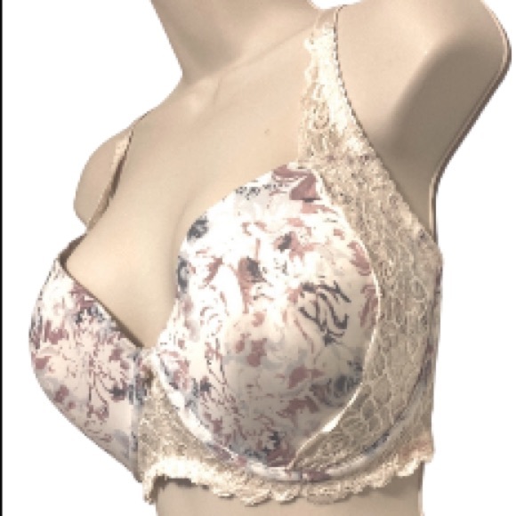 Floral Racerback Padded Sexy Lacey Bra 40D SIZE: 40D by Jessica Simpson - Picture 1 of 16